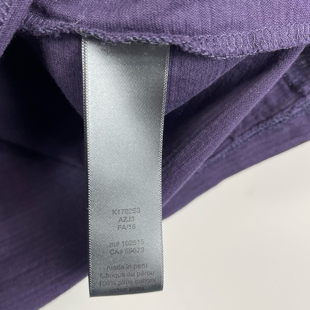JOHN VARVATOS STRIATED CREWNECK SLIM FIT T-SHIRT K1762S3-AZJ3 PURPLE PLUM S - Picture 8 of 13